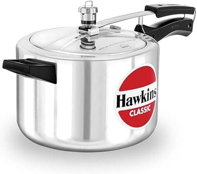 Hawkins Classic Aluminium Inner Lid Pressure Cooker, 5 Litre, Silver (Cl50), 5 Liter on Amazon.ae - Price Tracker