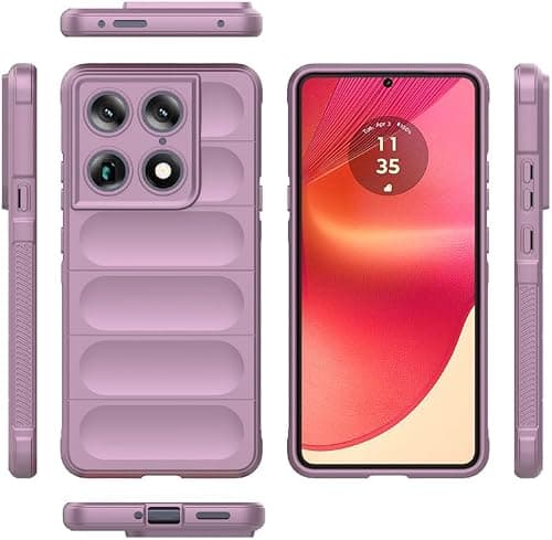Cover Compatible with Motorola Moto G67 5G / G77 5G Camera Protection Anti-drop TPU Mobile Soft Case Purple على Amazon.ae - متتبع الأسعار