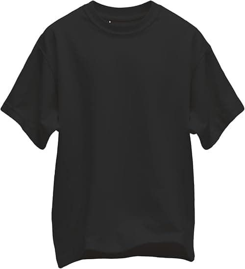 Unisex Short Sleeve Shirt Over Size Heavy T-shirt Crowneck100 Cotton على Amazon.ae - متتبع الأسعار