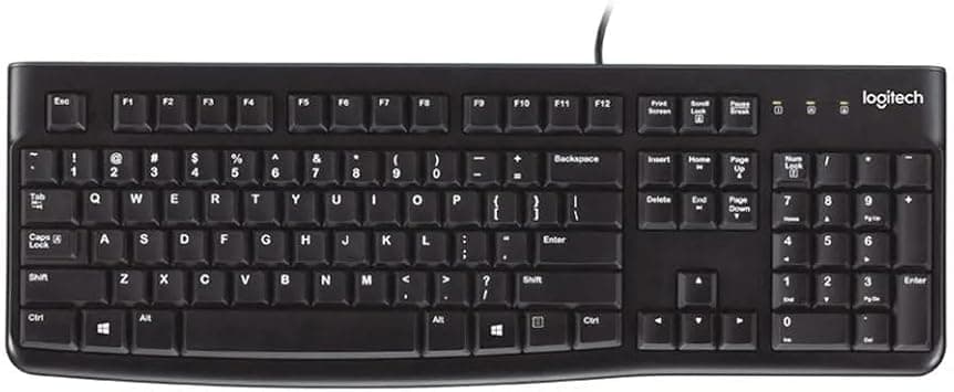 Logitech K120 Wired Business Keyboard, QWERTY US International Layout - Black on Amazon - Best Deal Finder