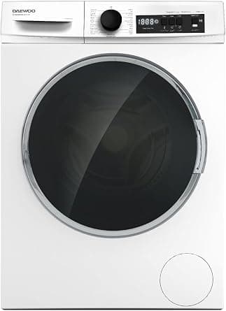 DAEWOO 9Kg Front Load Fully Automatic Washer with BLDC Inverter Motor, 14 Programs, Anti-allergy, 1400 RPM, Child Lock, Steam Care, LED Display, DWD-9W1412IT, White, 1Year Warranty, Made In Türkiye on Amazon.ae - Price Tracker