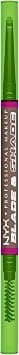 NYX Professional Makeup Blade & Shade, Dual Edged Brow Pencil, Up to 16HR wear, Smooth-glide pigment, Cool Ash Brown - Best Deal Finder
