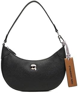 Karl Lagerfeld ikon pebble half moon shb - Best Deal Finder