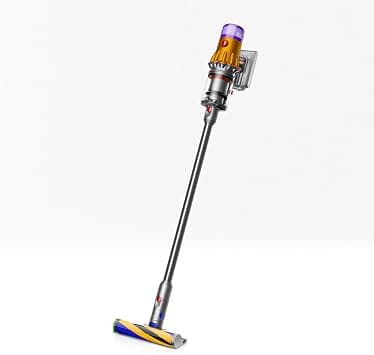 Dyson V12 Detect Slim Absolute Cord-Free Vacuum Cleaner (Silver/Yellow) | 2 Year Dyson Warranty - متتبع أسعار Amazon.sa