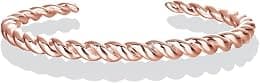 PAVOI Gold Plated Twisted Chunky Bangle Bracelet | 14K Gold Plated | Lightweight Everyday Jewelry - Best Deal Finder