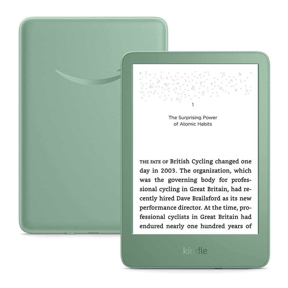 Amazon Kindle (16 GB) - Lightest and most compact Kindle, with glare-free display, faster page turns, adjustable front light, and long battery life - Matcha on Amazon.ae - Price Tracker