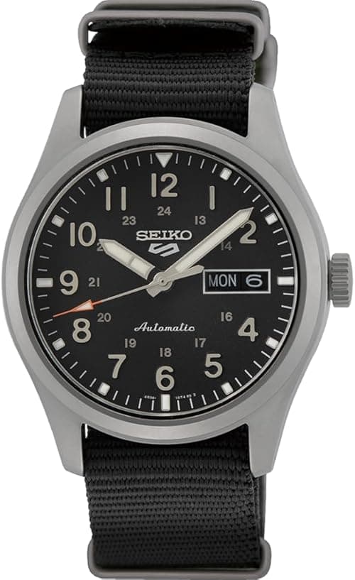 Seiko Stainless Steel SRPG37 5 Sports Men's Watch, Black,39.4mm on Amazon.ae - Price Tracker