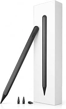 iPad Stylus Pencil, Magnetic, 26 Hour Battery Life, Tilt & Palm Rejection | for iPad 2018-2026: 6/7/8/9/10/11 Gen/A16, Pro 11/12.9/13 M4, Air 3/4/5/M2/M3, Mini 5/6/7(A17Pro), 3 Replacement Pen Refills on Amazon.ae - Price Tracker