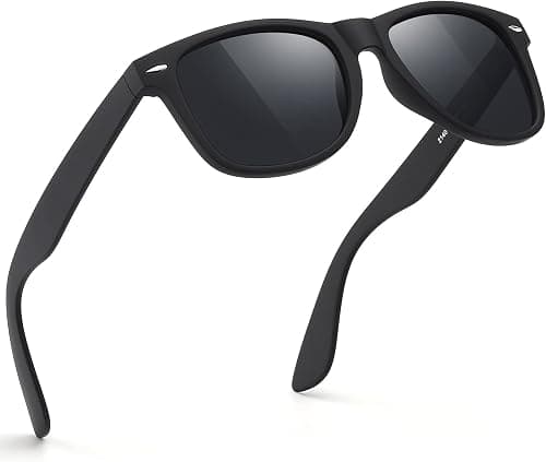 Sunglasses Men Polarized Glasses for Mens and Womens,Black Retro Sun Glasses Driving Fishing على Amazon.ae - متتبع الأسعار