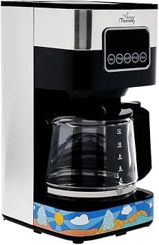 Any Morning Coffee Maker, 10 Cups Touch-Screen Programmable Coffee Machine, Automatic Start and Shut Off, Anti Drip Function, Brew Strength Control, Warming Plate, Easy To Clean, 1.5 L / 50 oz, 900 W - Best Deal Finder