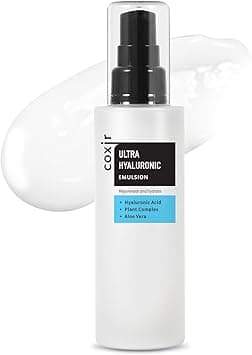 coxir ULTRA HYALURONIC EMULSION lLong-lasting Hydration Facial Moisturizer for Sensitive,Dry, Dehydrated Skin l Lightweight texture with Hyaluronic Acid, Collagen & Plant Complex 19 [3.38 fl.oz] - Amazon.ae Price Tracker