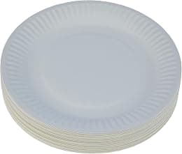 Hotpack Disposable Paper Plate - 7 - 100 Pcs - Best Deal Finder