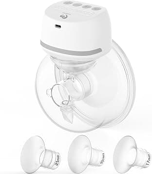 Bellababy Hands-Free Breast Pump Wearable Upgraded with 17mm, 19mm, 21mm Inserts, Electric Breast Pump Portable Wireless Low Noise, 4 Modes & 6 Levels Suction, 24mm flange, 6 oz, 1 Pack on Amazon.ae - Price Tracker