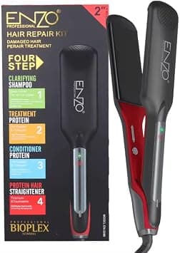 ENZO EN-3986 Enzo Professional Hair Repair Tool Kit Protein Hair Straightener-Intl Version على Amazon.ae - متتبع الأسعار