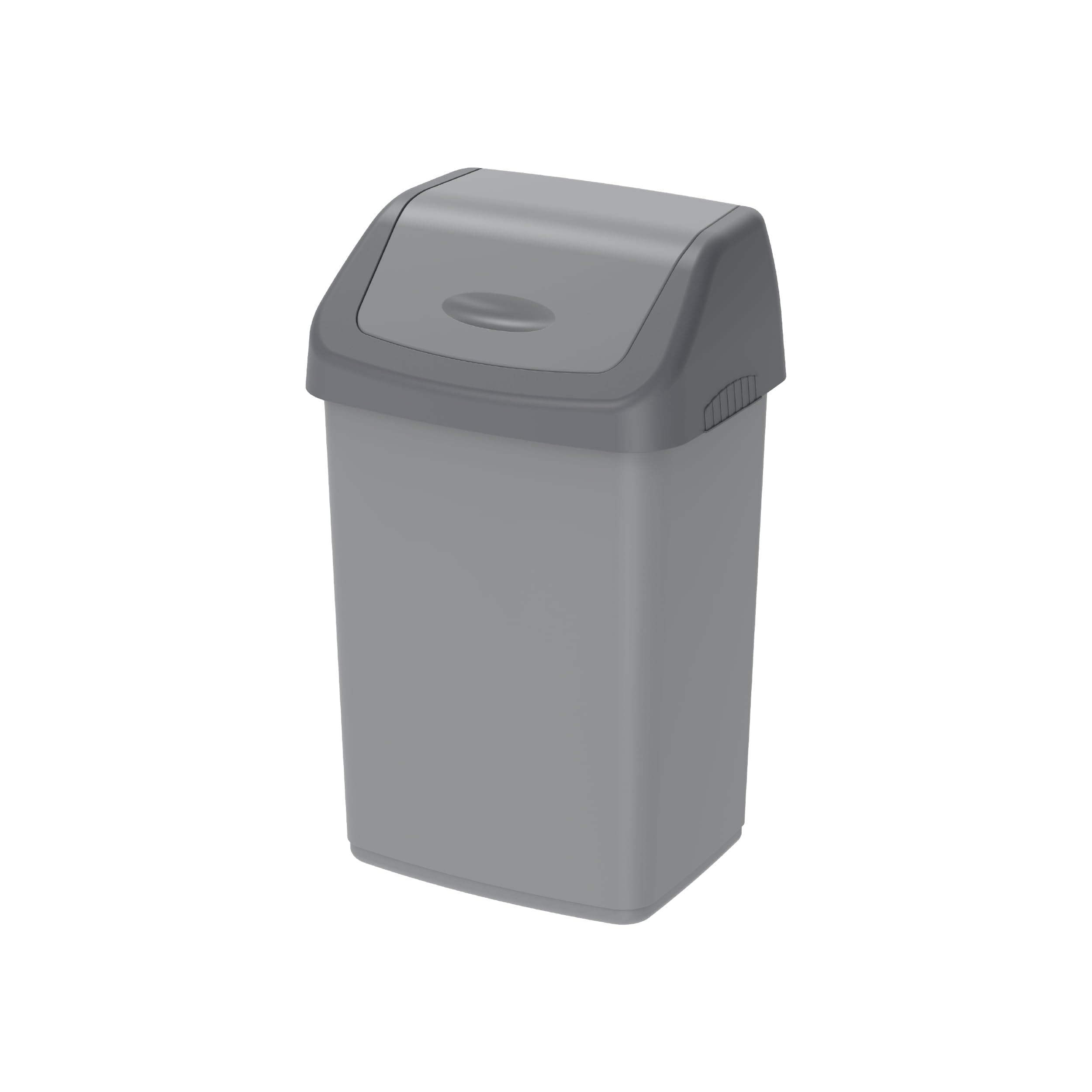 Cosmoplast 20L Flip-Top Waste Bin With Swing Lid, Pearl Grey on Amazon.ae - Price Tracker