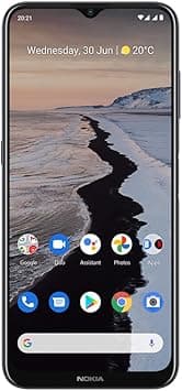 Nokia G10 Smartphone Skandinavisches Design, Dual-SIM, RAM 3GB​, ROM 32GB, bis zu 3 Tage Akkulaufzeit, verbessertes 6,5”-Display, Dreifachkamera mit KI-Modi, Android 11 - Night - Amazon.ae Price Tracker