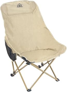 High-Back Camping Chair MH-1105 for Adults and Kids – Folding Portable Beach Chair with Sturdy Frame, Lightweight Design, and Ergonomic Comfort, Ideal for Outdoor Camping, Picnics, and Beach Trips على Amazon.ae - متتبع الأسعار