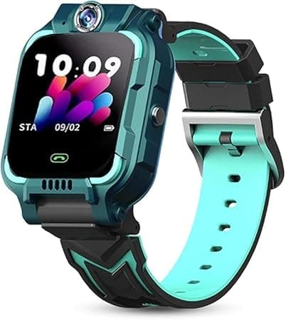 Kids Multifunction Smart Watch, 1.44 inch Display, GPS, Waterproof, Anti-Lost, Multi-Language Support, Gift for Girls and Boys, GREEN on Amazon.ae - Price Tracker