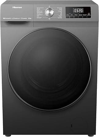 Hisense 9/6KG Front Load Washer & Dryer Smart ConnectLife With Wifi, 1400RPM Model WDQA9014EVJMWT 1 Year Warranty. على Amazon.ae - متتبع الأسعار