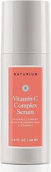 Naturium Vitamin C Complex Face Serum, Anti-Aging Facial Treatment with Hyaluronic Acid & Vitamin E, 2 oz - Best Deal Finder