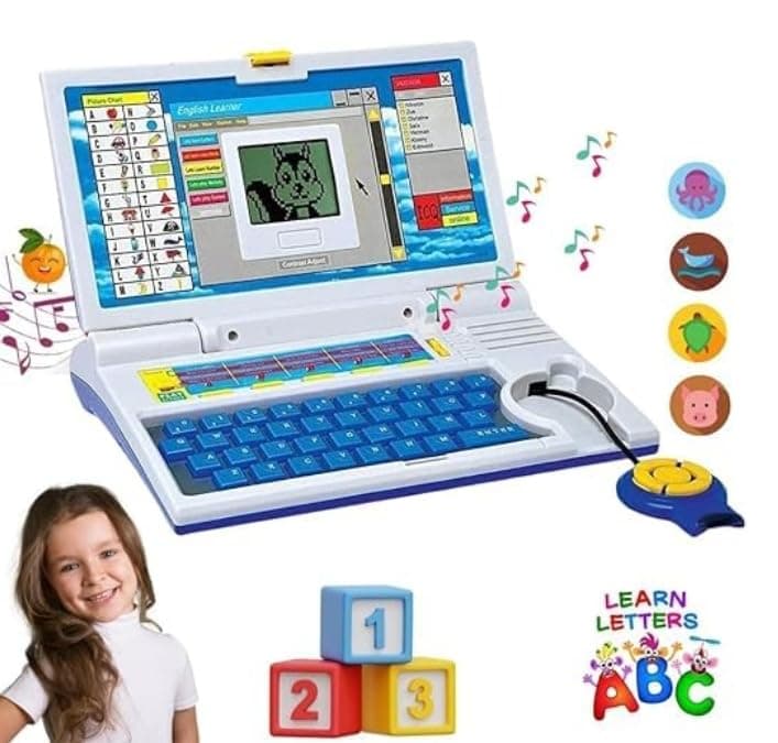 Famous Quality® 20 Kids Special Entertainment and Teaching Fun English Spelling Test Notebook Laptop Toy for Best Gift (Mouse Included) (Multi-Color) on Amazon.ae - Price Tracker