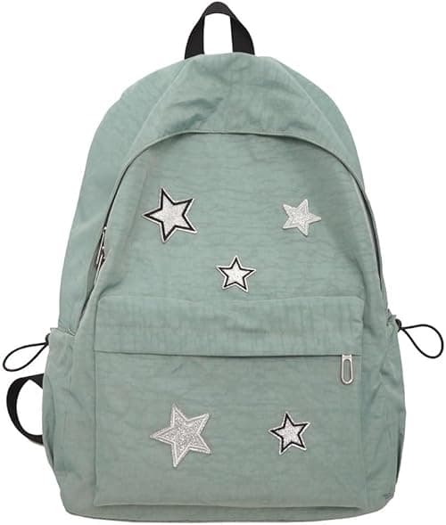 Cute Y2K Aesthetic Backpack Stars Pattern Preppy Backpack Laptop Backpack Back to College Supplies على Amazon.ae - متتبع الأسعار
