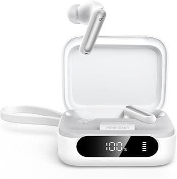 soundcore P41i by Anker Adaptive Noise Cancelling Earbuds with Portable Phone Charger (Built-in USB-C Cable), 192-h Playtime, Immersive Sound, 6-Mic AI Calls, IPX5 Wireless Earbuds, Bluetooth 5.3 | With Portable Charging, Only for USB-C Charging, 192H with Case, 6-Mic AI Clear Calls, IPX5 Wireless Bluetooth Earbuds على Amazon.ae - متتبع الأسعار