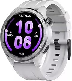 Haylou Solar Neo HF008 Smart Watch, 1.53" HD Display, Smart Message Notifications, Health Monitoring, Bluetooth 5.3 Connection, 150+ Watch Faces and 7 Days Long Battery - Silver - Amazon.ae Price Tracker
