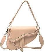 PURFANREE Women Trendy Saddle Shoulder Bag Clutch Purse Underarm Handbag Satchel HandBag Crossbody Bag - Best Deal Finder