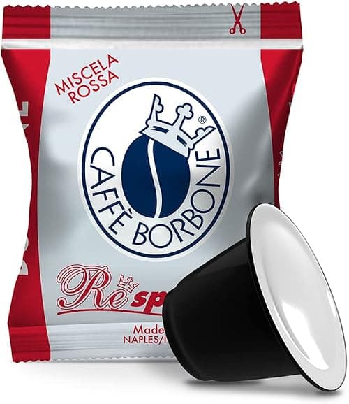 Caffe Borbone 100 Red Blend Capsules Respresso Compatible With Home Coffee Machines Nespresso on Amazon.ae - Price Tracker