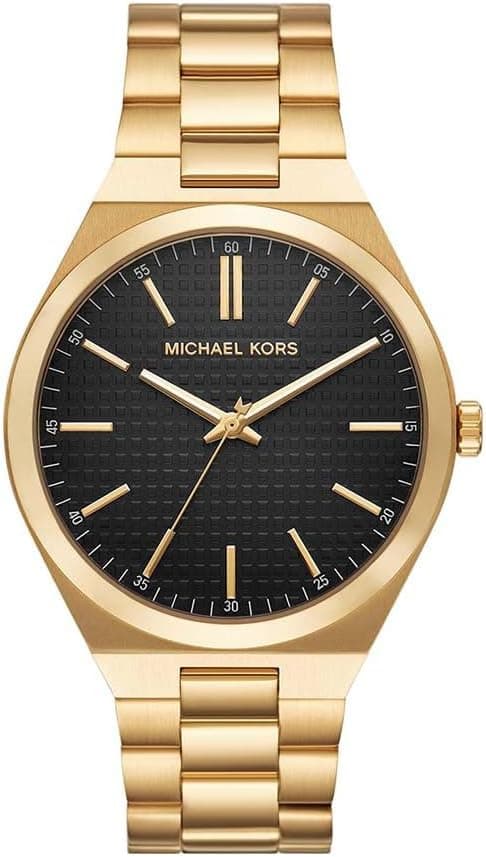 Michael Kors MK9226 Lennox Stainless Steel Wrist Watch for Men, 43 mm Case Size, Gold on Amazon.ae - Price Tracker