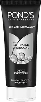POND'S Pure Detox Anti-Pollution Purity Face Wash With Activated Charcoal, 100 G - Best Deal Finder