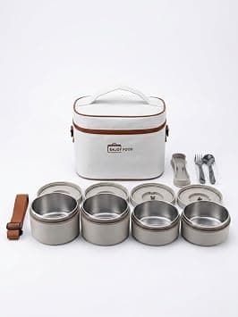 Stainless Steel Lunch Box with Insulated Lunch Bag, Leak Resistant Food Container with Compartments, Portable Bento Lunch Box for Adults & Kids, Office School Travel Meal Storage على Amazon.ae - متتبع الأسعار