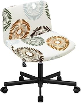 Highdi Armless Wide Office Desk Chair Cover, Printed Fabrics, Adjustable Swivel Wide Seat Chair Cover for Dressing Table and Ergonomic (Annual Rings, 1 Piece) - Amazon.ae Price Tracker