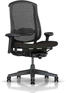 Herman Miller Celle Chair - Adjustable Lumbar Support Seat Height Depth Adaptive Armrest Tilt Tension - Repackaged Ergonomic Office Chair على Amazon.ae - متتبع الأسعار