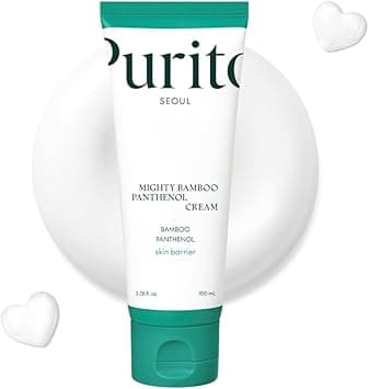 PURITO Mighty Bamboo Panthenol Cream, Glow Cream, Skin Barrier Repair, for All Skin Types, Daily Face Moisturizer, Glass skin, Vegan, Korean Skin Care 3.38fl.oz / 100ml on Amazon.ae - Price Tracker