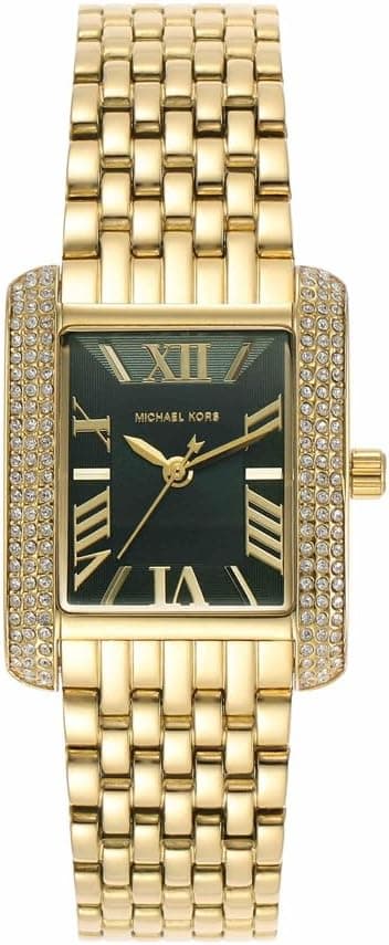 Michael Kors Emery Women's Watch, Quartz Movement with Stainless steel or Leather strap on Amazon.ae - Price Tracker