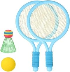 NA Tennis Racket Set for Kids, 2 Tennis Rackets with1 Badminton ball and 1 Soft Tennis Ball for Toddler Indoor/Outdoor - متتبع أسعار Amazon.sa