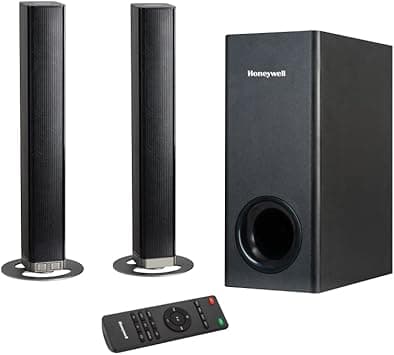 Honeywell Trueno U1000 Duo, Convertible Multimedia Speaker System with Wireless Subwoofer, Premium 2.1 Stereo Sound and Bluetooth 5.0 (Black) - Amazon.ae Price Tracker