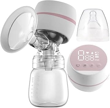 HJB VISSO Electric Breast Pump, Portable Anti-Backflow Breast Pumps, 3 Modes & 9 Levels Touch Screen LED Display, USB Rechargeable, Ultra-Quiet and Pain Free on Amazon.ae - Price Tracker