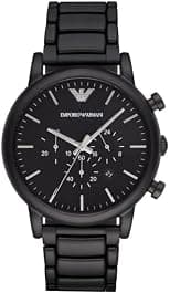 Emporio Armani Herren-Chronograph, Edelstahluhr, 46 mm Gehäusegröße - Best Deal Finder