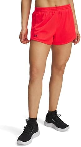 Under Armour womens Tech Play Up Mesh Shorts Shorts - Best Deal Finder