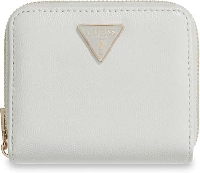 GUESS Womens ISOBEL SLG SMALL ZIP AROUND Handbag WHITE على Amazon.ae - متتبع الأسعار