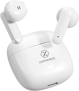 True Wireless Earbuds, Semi-In-Ear Bluetooth 5.4 Headphones, Bluetooth Earbuds with Easy Touch Control, Light-Weight Comfortable,IPX5 Waterproof,White على Amazon.ae - متتبع الأسعار