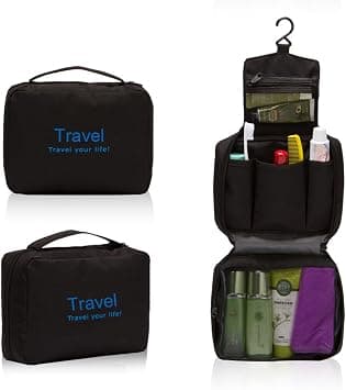 eWINNER Waterproof Toiletry Bags Cosmetic Bag With Hook Receive Bag Portable Finishing Lf0404 on Amazon - Best Deal Finder
