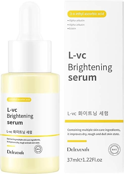 DEleventh Korean Brand Vitamin C Brightening Face Serum 37ml / with 3-O-Ethyl Ascorbic Acid, Niacinamide and α-Arbutin, Reduce Dark Spots and Fine Lines, Enhance Elasticity, Hydrate, and Protect Skin on Amazon.ae - Price Tracker