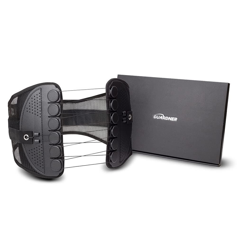 GUARDNER Lumbar Support Back Brace (Official) - Relief from Back Pain, Breathable Design, Lower Back Belt, Posture and Spine Support (XL size, 38-45 in) on Amazon.ae - Price Tracker