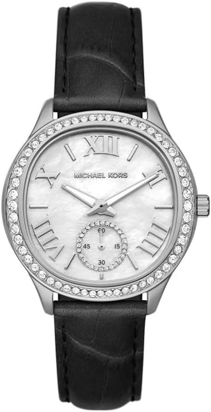 Michael Kors MK4821 Sage Pavé Wrist Watch for Women, 38 mm Case Diameter, Silver on Amazon.ae - Price Tracker