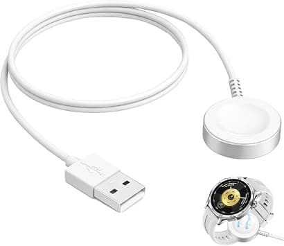 Magnetic Charger for Huawei Watch GT6/GT5/GT4/GT3/GT2 Pro/Watch 5/4/3/Fit 4/Ultimate/D2, Aluminum Alloy Station, Cable 100cm - Best Deal Finder