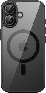 JETech Magnetic Case for iPhone 17 6.3-Inch Compatible with MagSafe, Shockproof Phone Bumper Cover, Solid Color Matte TPU Frame, Anti-Scratch Clear Back (Black) - Best Deal Finder